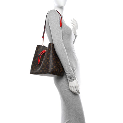 Louis Vuitton Monogram Neonoe MM Coquelicot 2 of 8