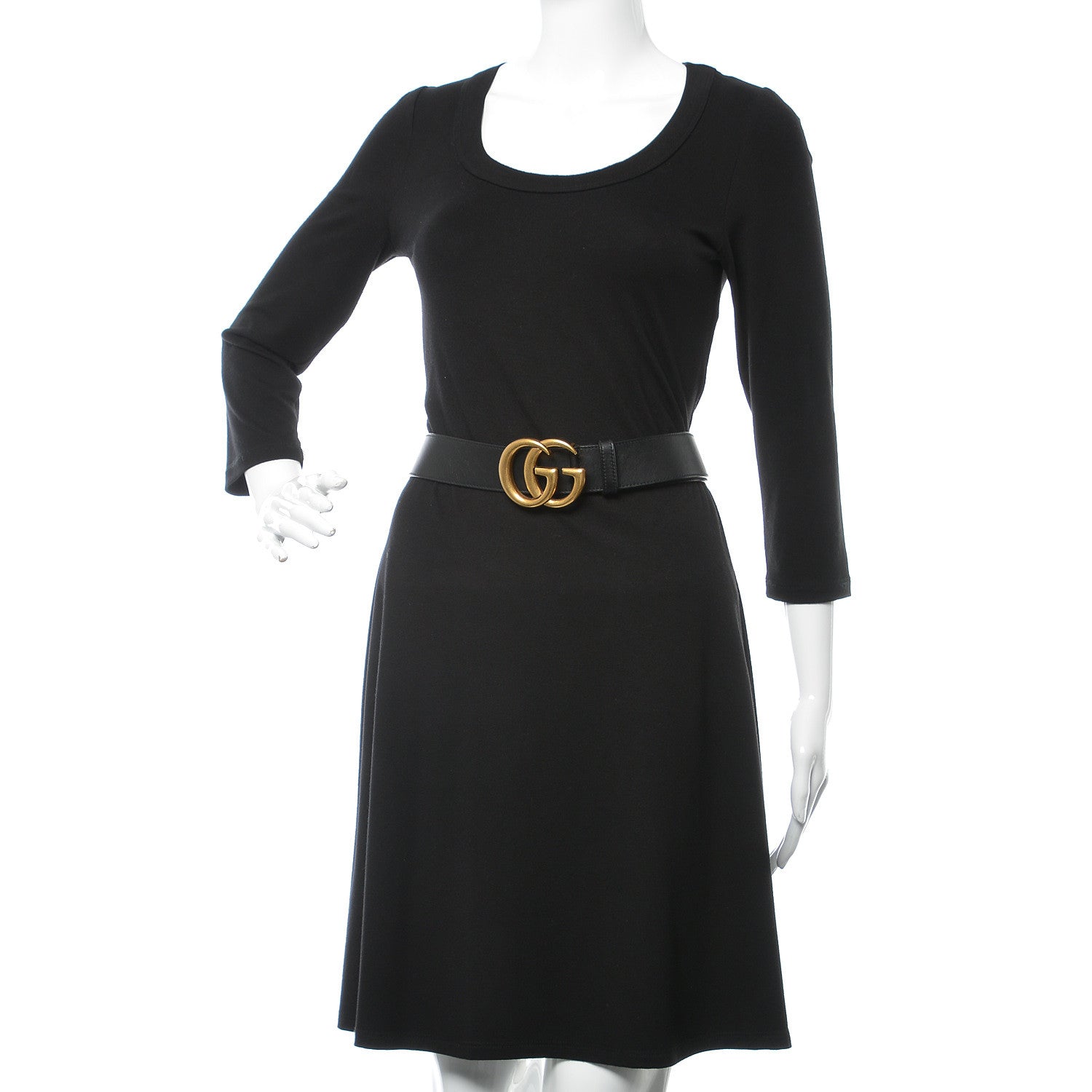 Gucci Moon Calfskin Double G 40mm Belt 110 44 Black 2 of 10