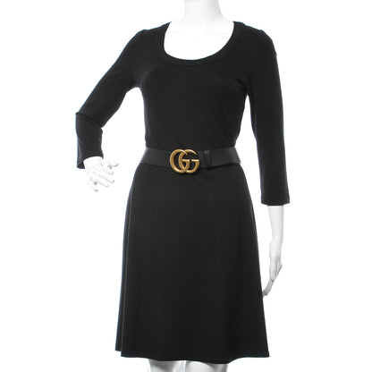 Gucci Moon Calfskin Double G 40mm Belt 110 44 Black 2 of 10
