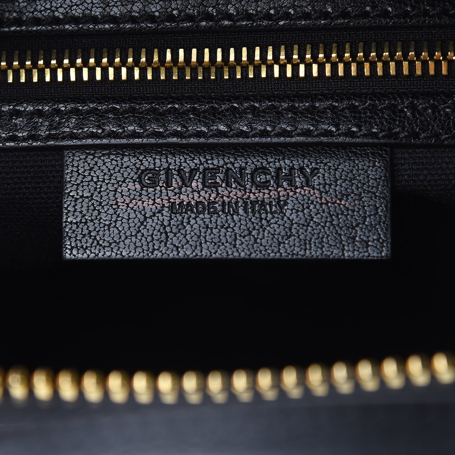 Givenchy Canvas Sugar Goatskin Striped Small Antigona Black 6 of 16