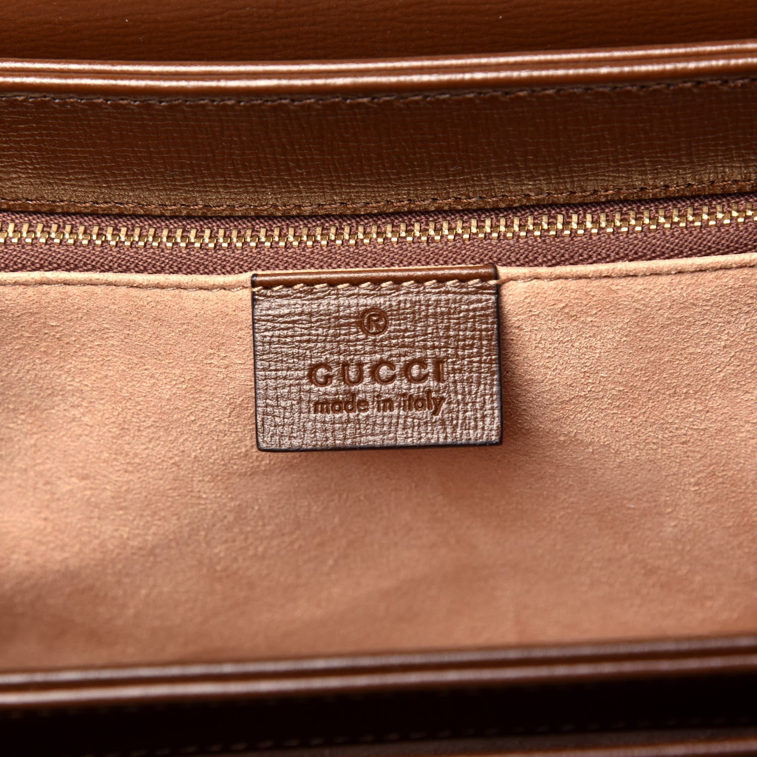 Gucci GG Supreme Monogram Horsebit 1955 Shoulder Bag Beige Brown Sugar 11 of 17