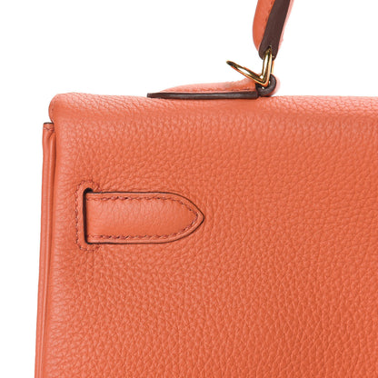 Hermes Togo Kelly Retourne 35 Terre Battue 12 of 40