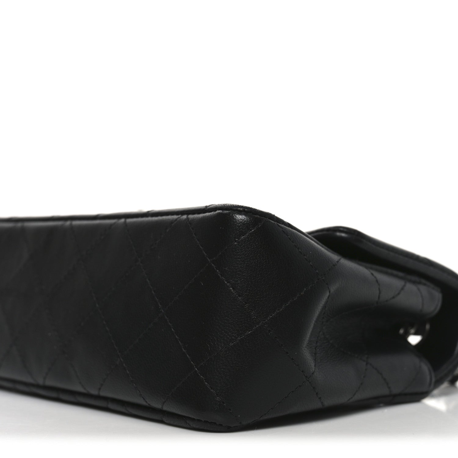 Chanel Lambskin Quilted Mini Rectangular Flap Black 10 of 11