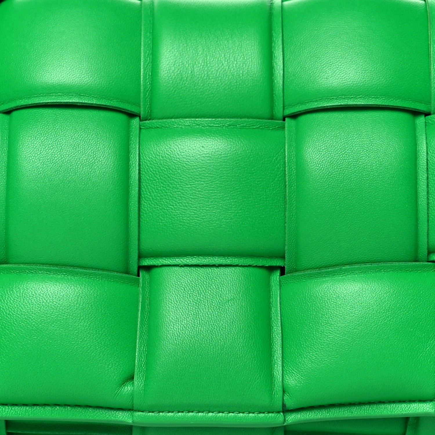 Bottega Veneta Nappa Maxi Intreccio Padded Cassette Crossbody Bag Grass 7 of 9