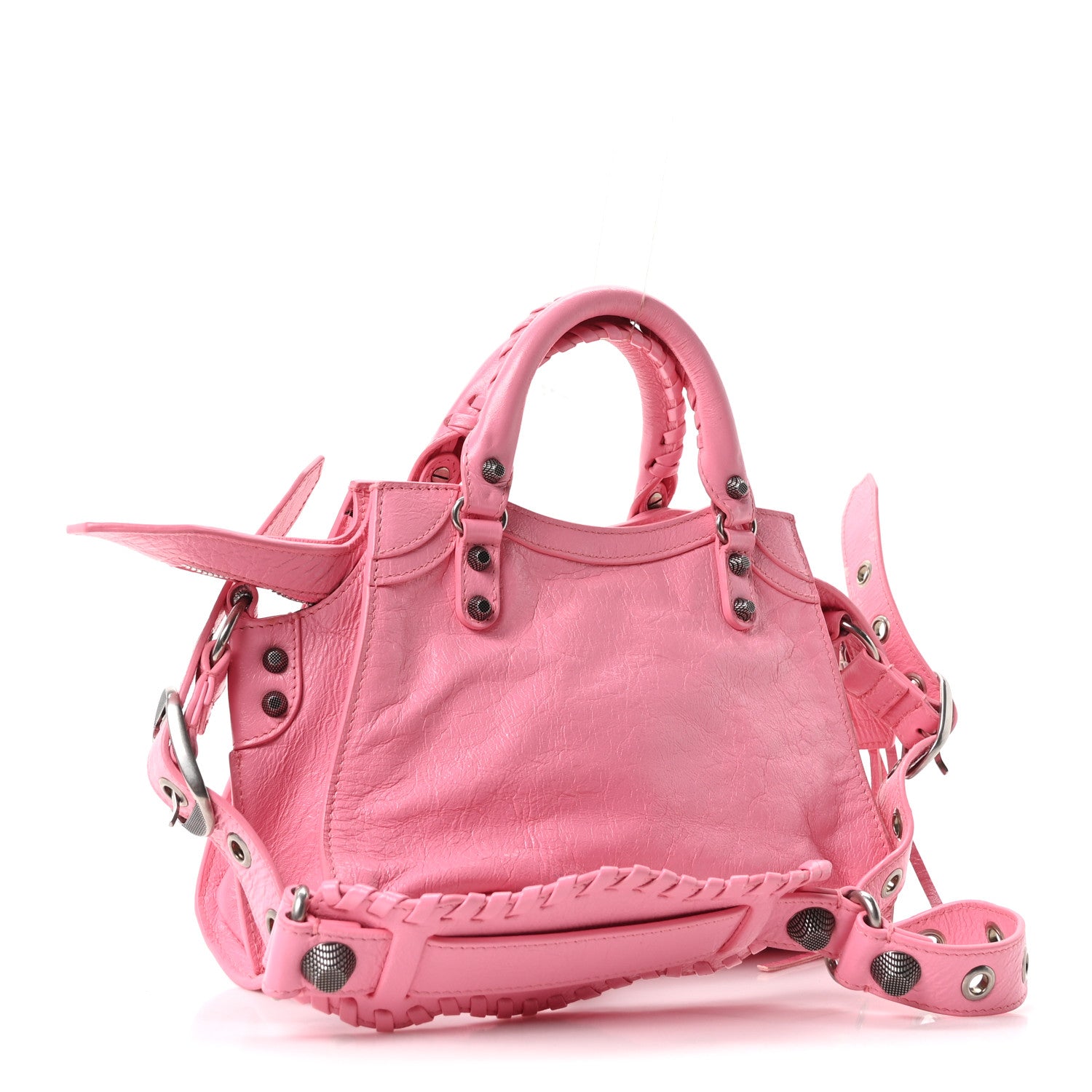 Balenciaga Agneau Arena Neo Cagole Handbag XS Sweet Pink 4 of 11