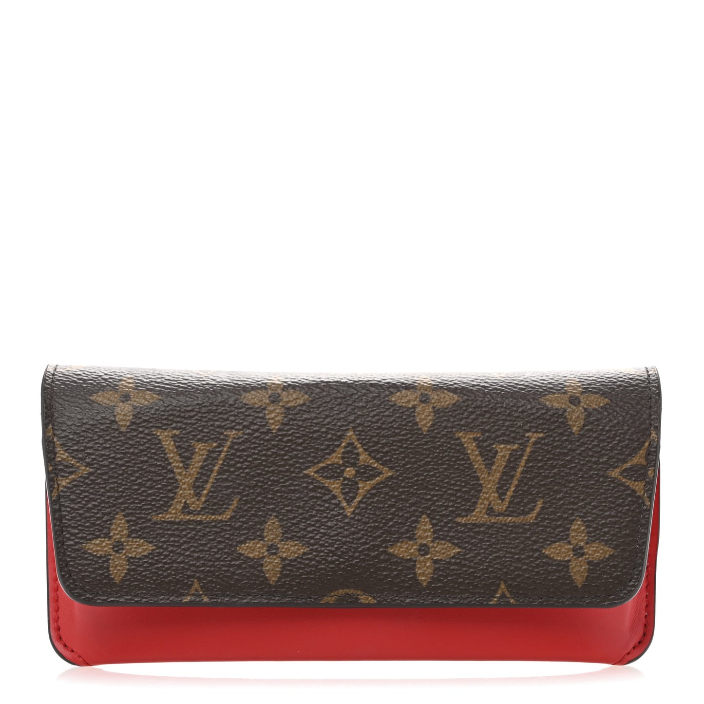 Monogram Woody Glasses Case Rouge