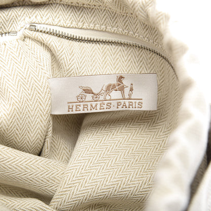 Hermes Canvas Barenia Fourbi 25 MM Pouch Naturel Fauve 10 of 11