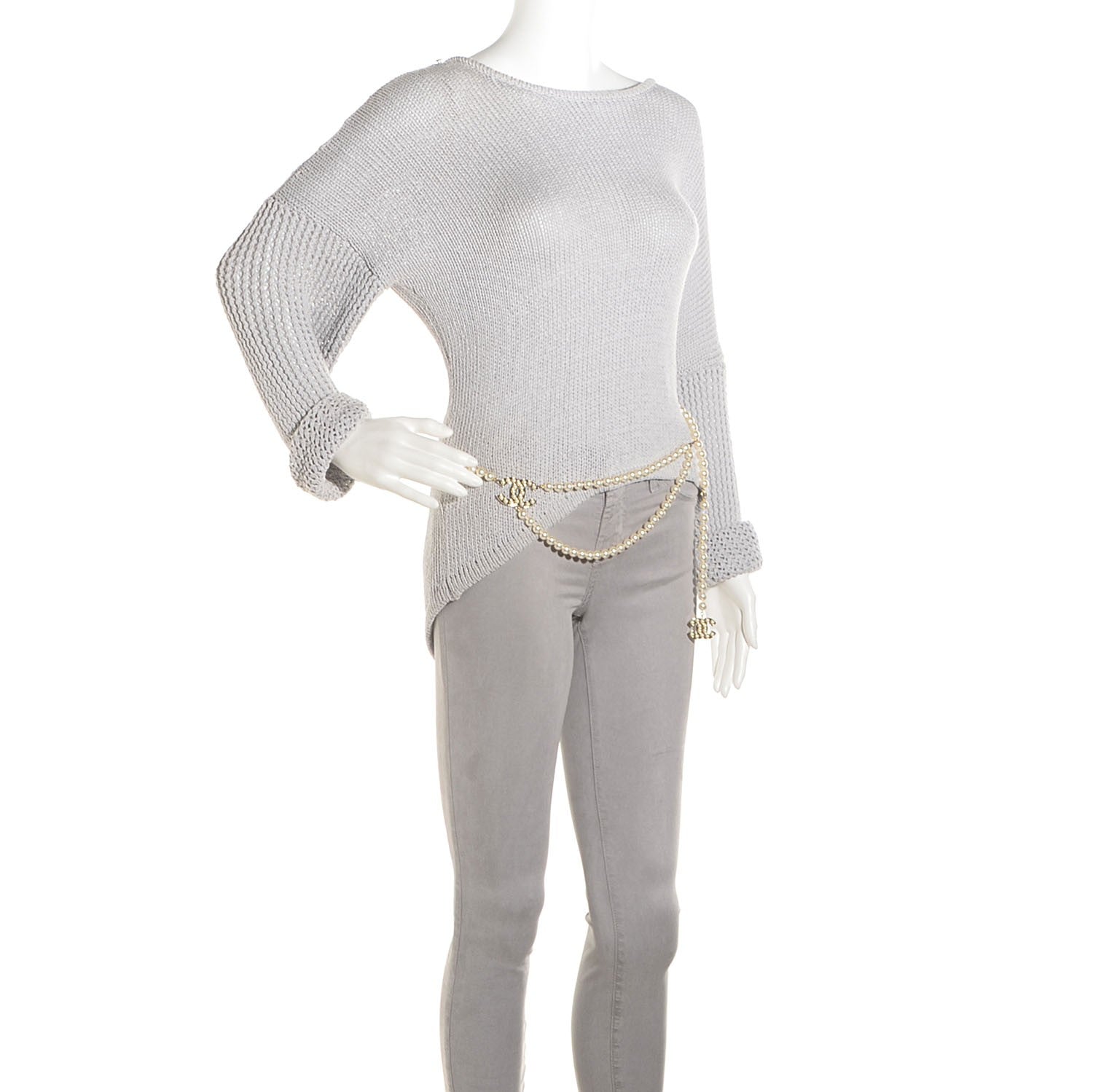 Chanel Pearl CC Double Standard Belt Gold 2 of 5