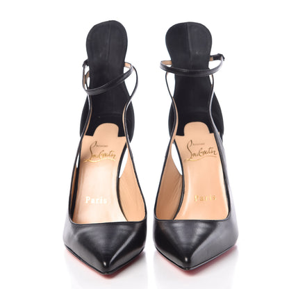 Christian Louboutin Kid Mascara 100 Pumps 35.5 Black 2 of 8