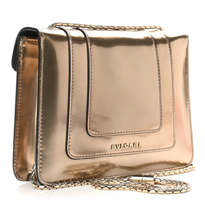 Bulgari Metallic Calfskin Serpenti Forever Crossbody Bag Bronze 3 of 9