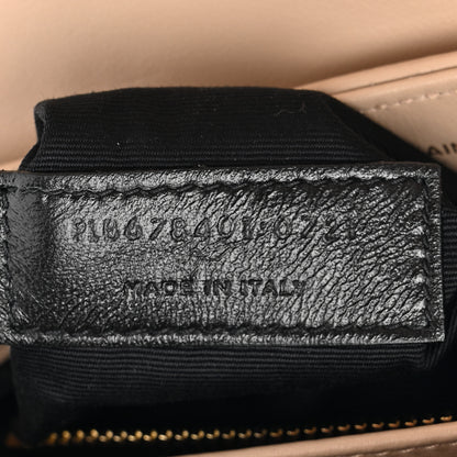 Saint Laurent Calfskin Y Quilted Monogram Toy Loulou Crossbody Bag Dark Beige 8 of 12