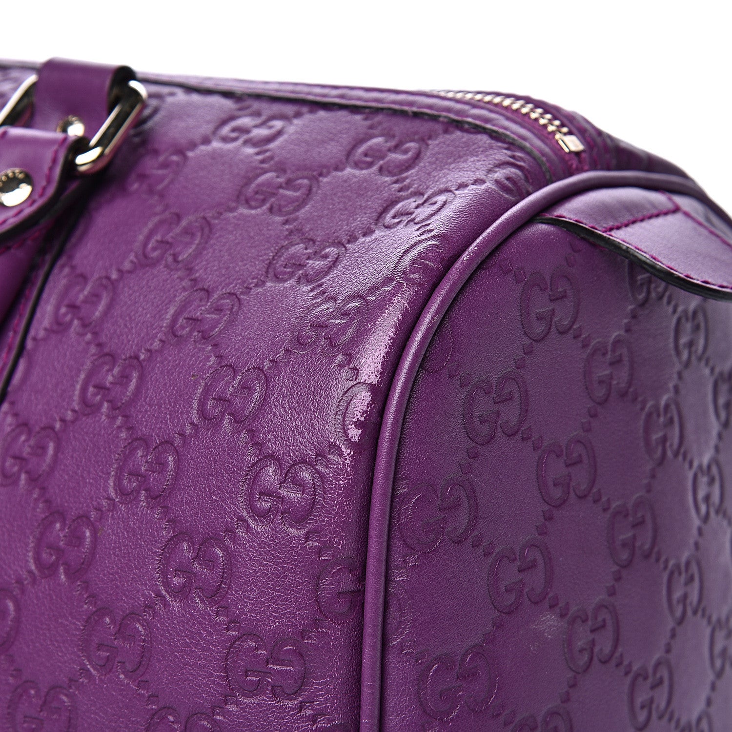 Gucci Guccissima Medium Joy Boston Purple 13 of 15