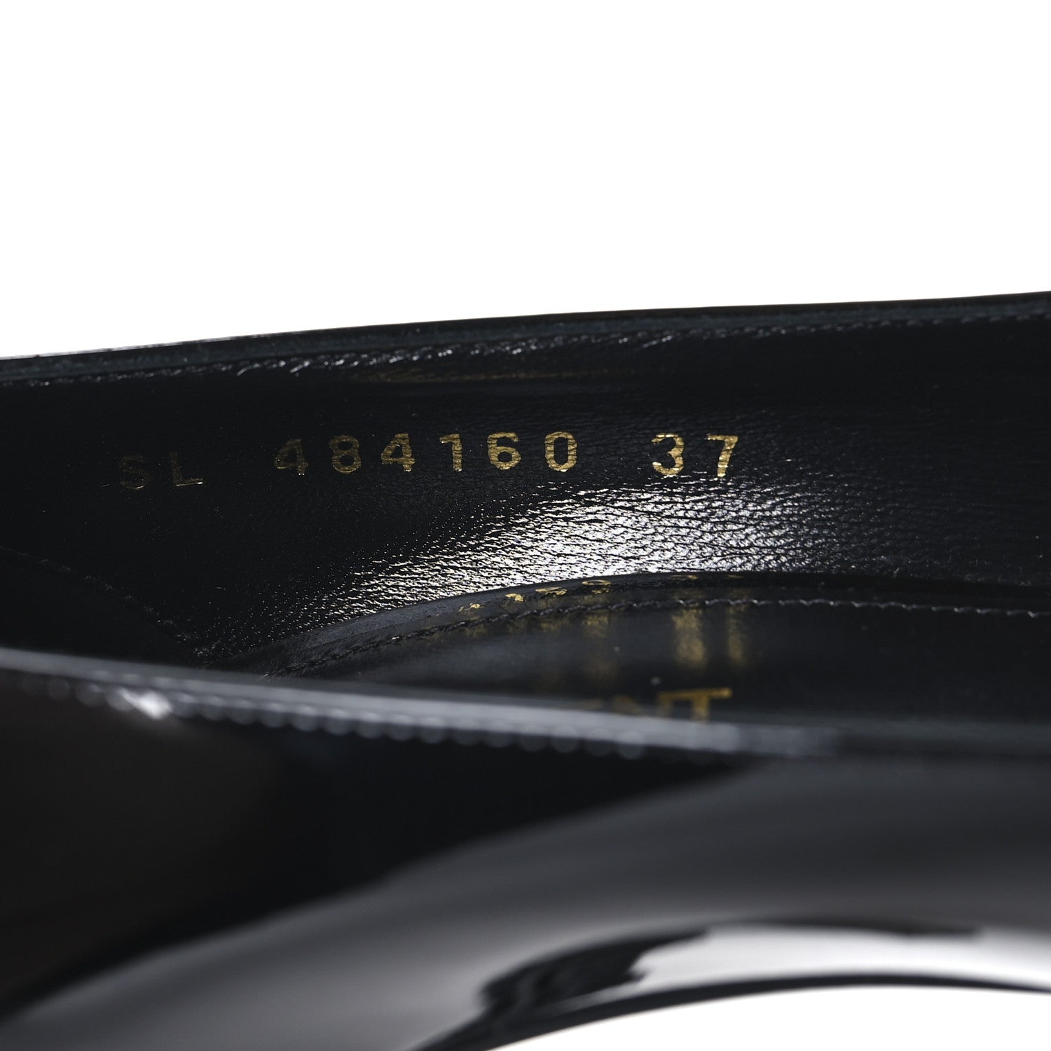 Saint Laurent Patent Opyum 85 Pumps 37 Black 7 of 10