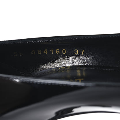 Saint Laurent Patent Opyum 85 Pumps 37 Black 7 of 10