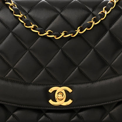 Chanel Lambskin Quilted Medium Single Flap Black 8 of 11