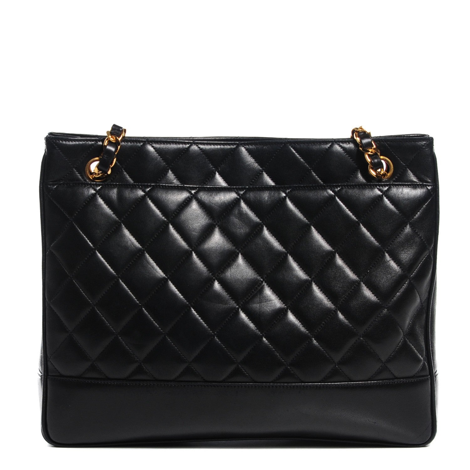 Chanel Lambskin Quilted Shoulder Bag Black 1 of 8
