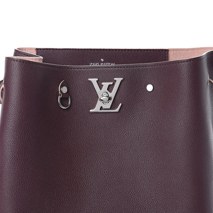 Louis Vuitton Calfskin Lockme Bucket Prune 6 of 8