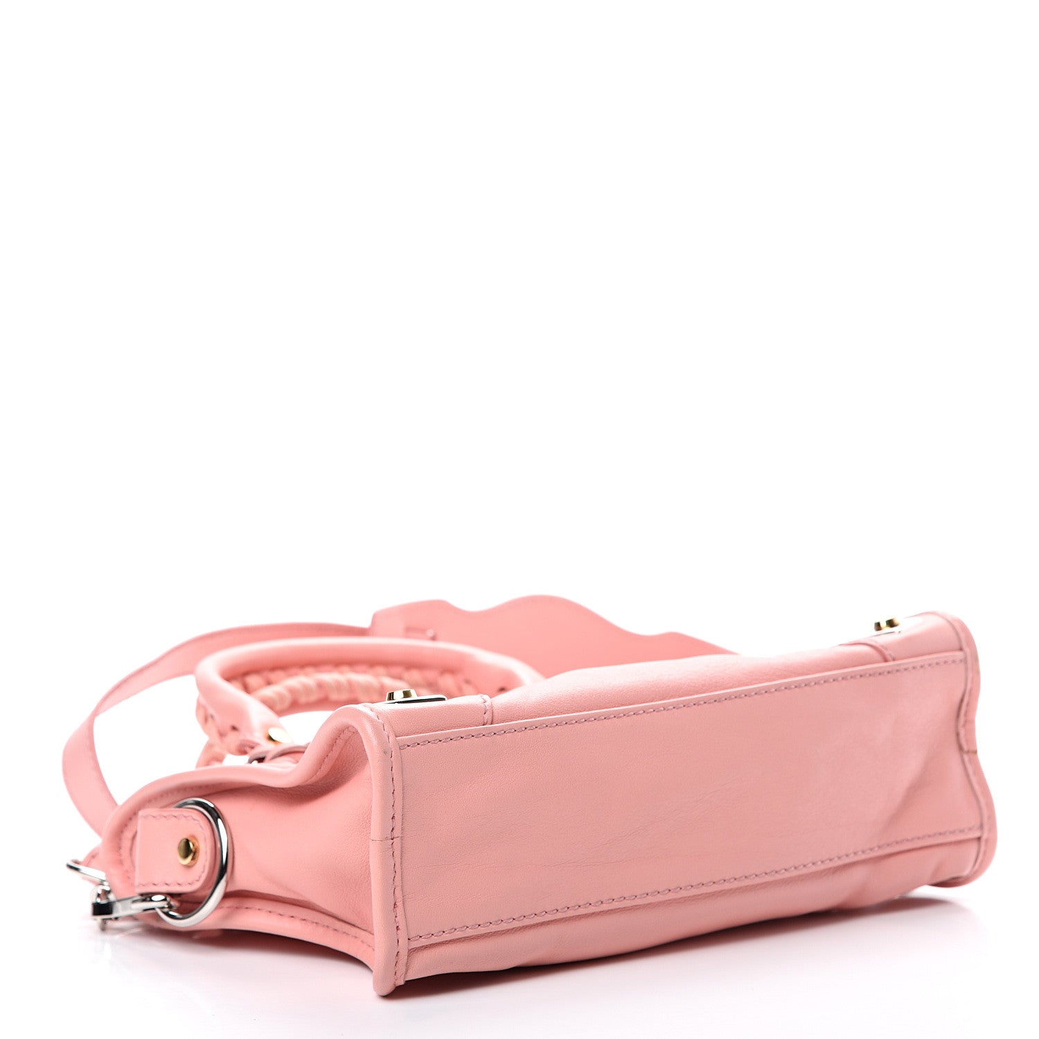Balenciaga Veau Amp Plate Silver Hardware Mini City Rose 3 of 13