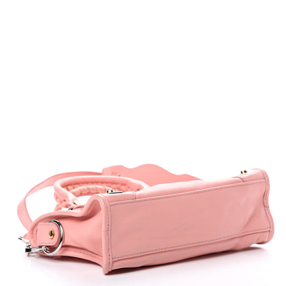 Balenciaga Veau Amp Plate Silver Hardware Mini City Rose 3 of 13