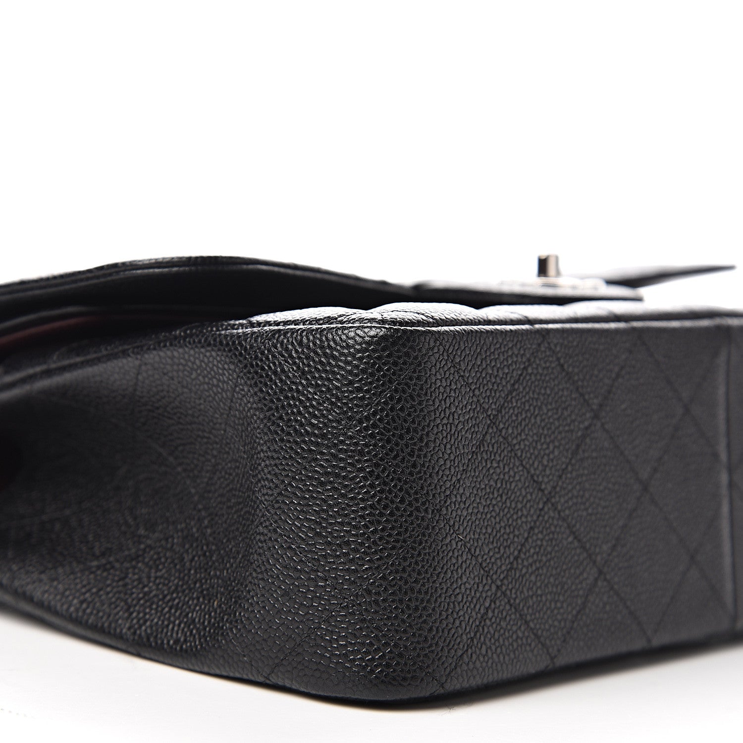 Chanel Caviar Quilted Jumbo Double Flap Black 9 of 12