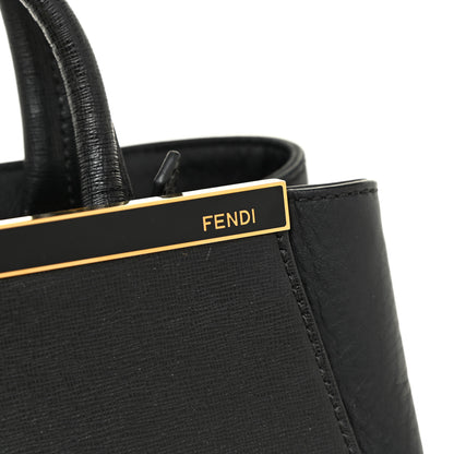 Fendi Vitello Elite Petite 2Jours Tote Black 10 of 11