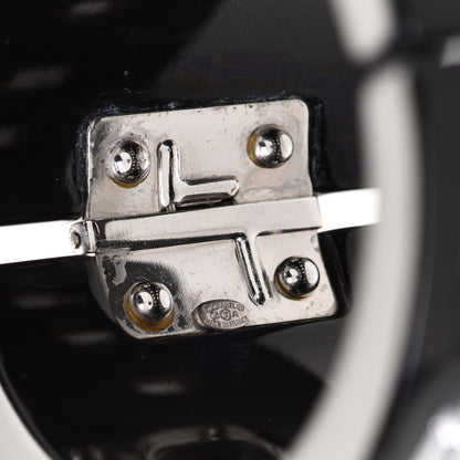 Chanel Resin Crystal CC Cuff Black 4 of 5