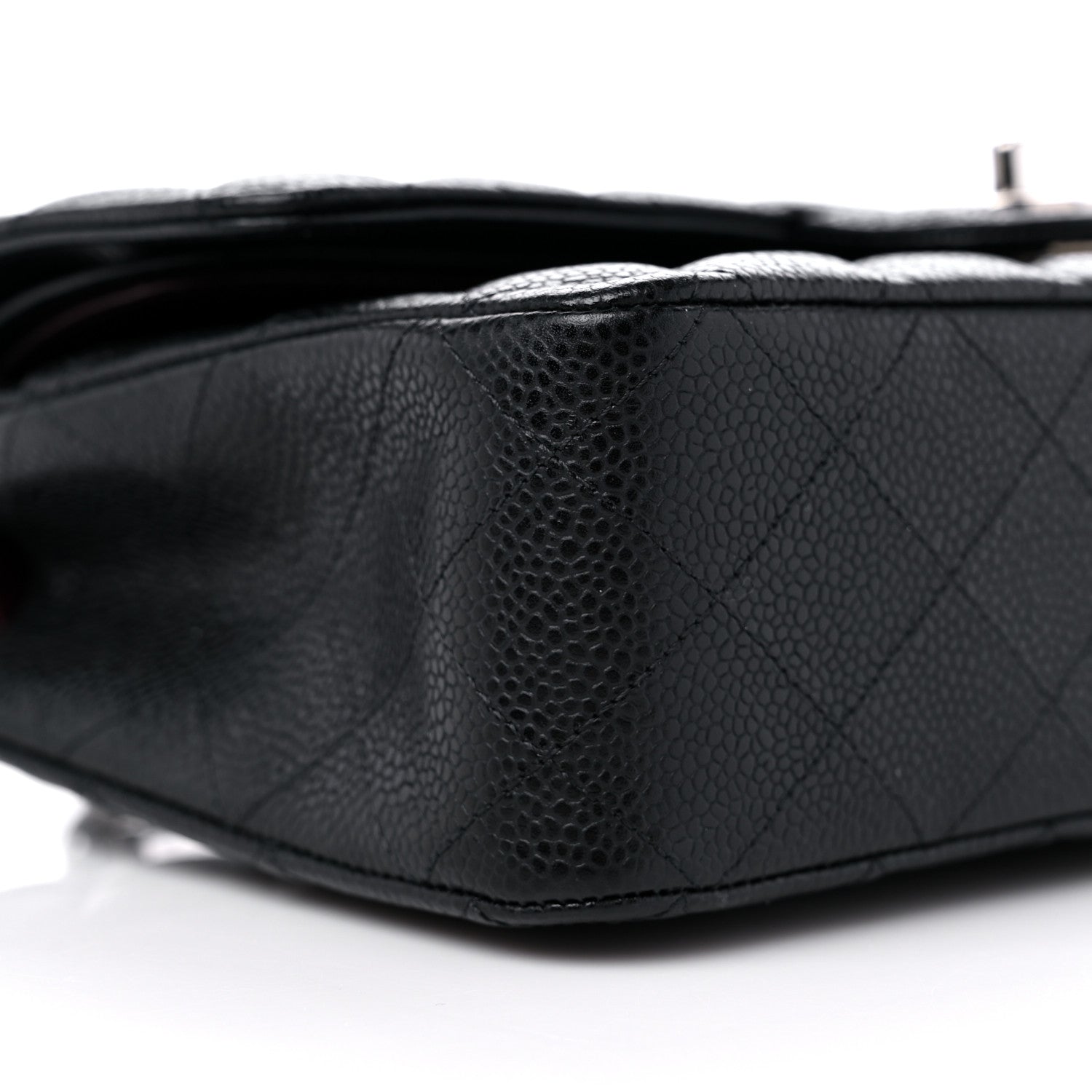 Chanel Caviar Quilted Medium Double Flap Black 7 of 9