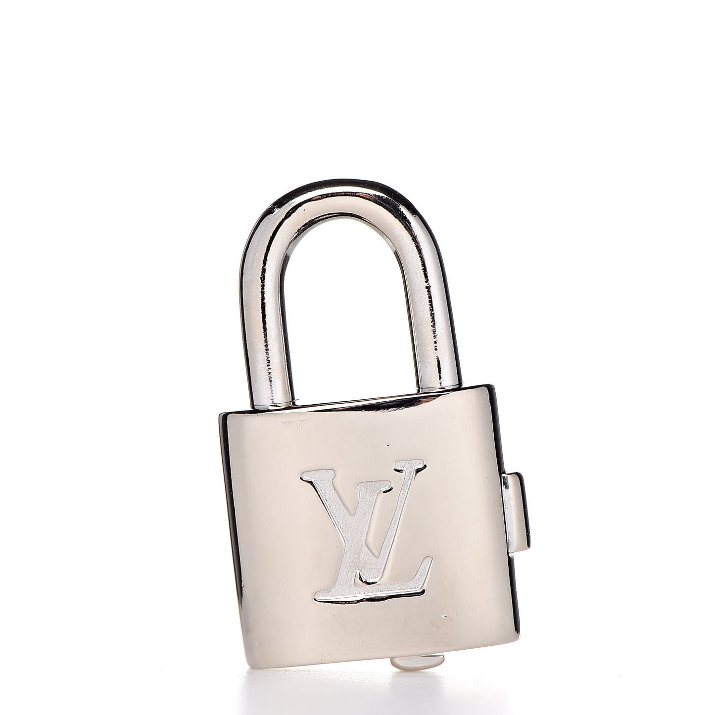 18K White Gold Safran Be Well Lion Padlock Keys Charm Bracelet