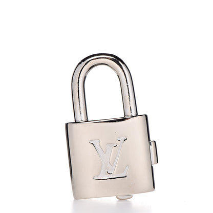 Louis Vuitton 18K White Gold Safran Be Well Lion Padlock Keys Charm Bracelet 7 of 10