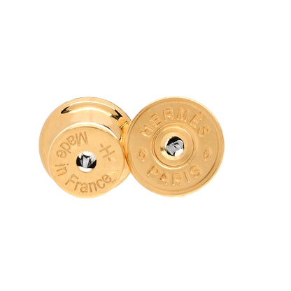 Hermes Rose Gold Lacquered Mini Pop H Earrings Rose Sakura 5 of 5