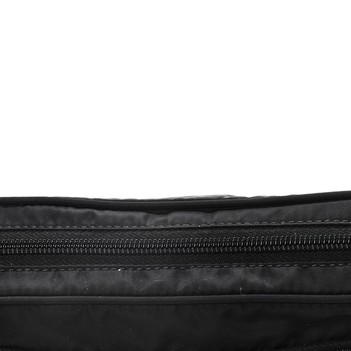 Tessuto Nylon Saffiano Belt Bag Black