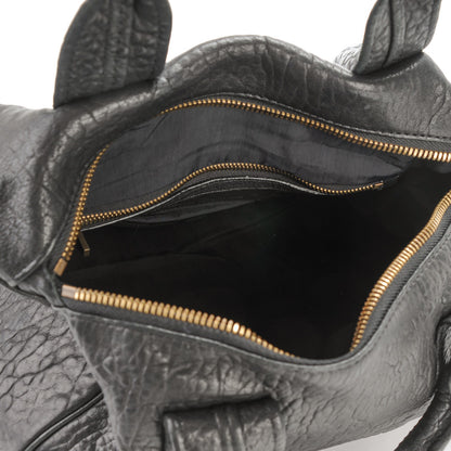 Alexander Wang Pebbled Lambskin Rocco Black Antique Brass Hardware 5 of 8