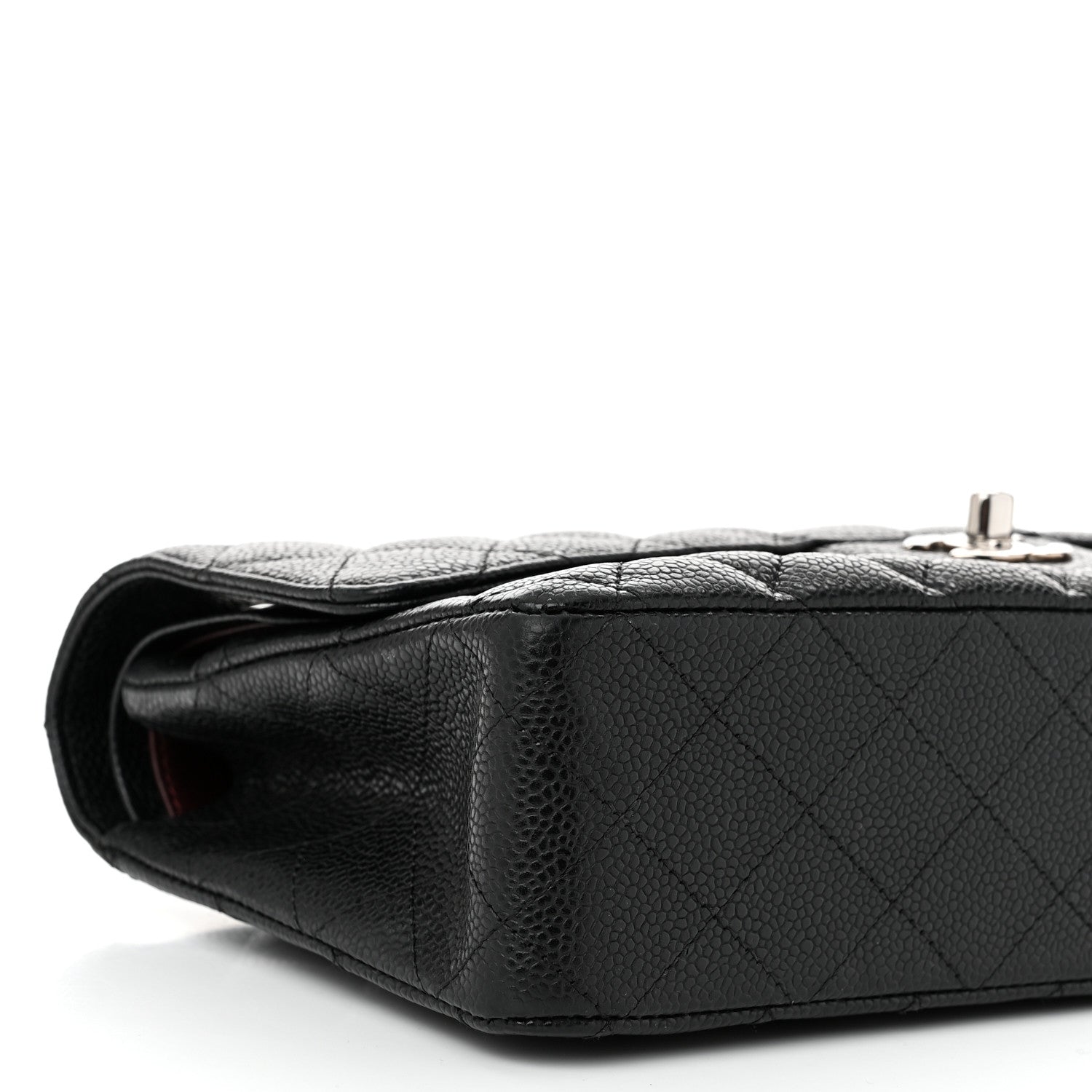 Chanel Caviar Quilted Medium Double Flap Black 9 of 10