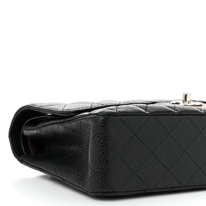 Chanel Caviar Quilted Medium Double Flap Black 9 of 10