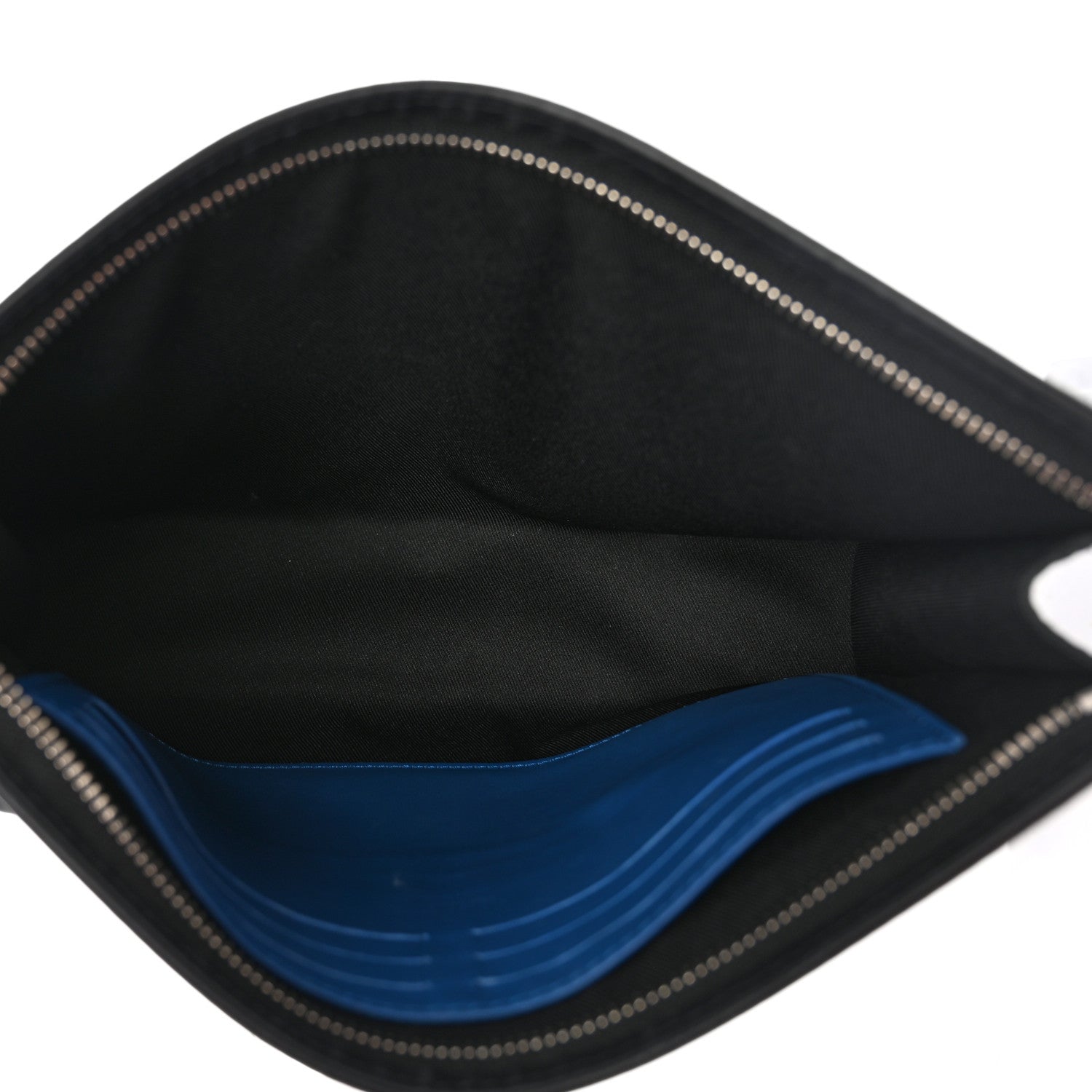 Louis Vuitton Damier Graphite Stripe Pochette Voyage MM Blue 5 of 8