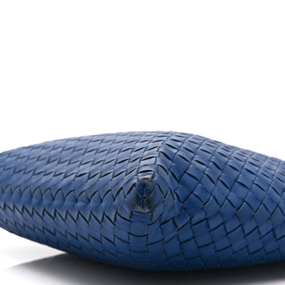 Bottega Veneta Nappa Intrecciato VN Crossbody Messenger Bag Navy 11 of 11
