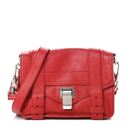 Proenza Schouler Lambskin PS1 Mini Crossbody Bag Red 1 of 13