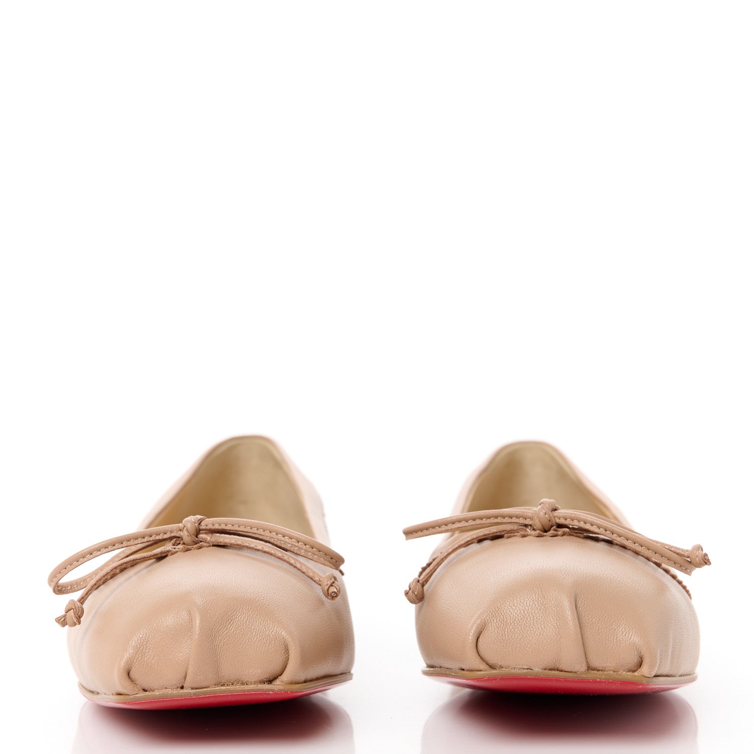 Christian Louboutin Nappa Mamadrague Flats 36 Blush 2 of 8