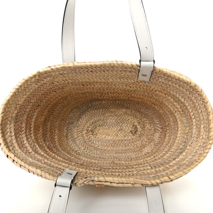 Loewe Raffia Basket Tote Bag Natural White 5 of 8