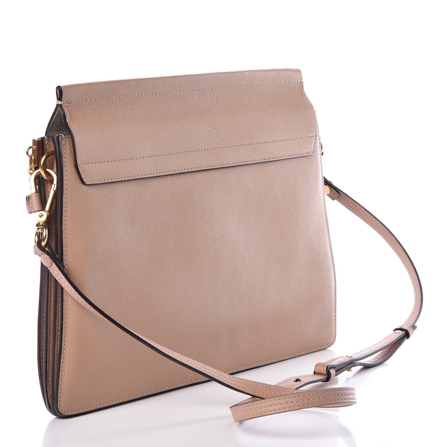 Chloe Goatskin Medium Faye Shoulder Bag Biscotti Beige 3 of 8