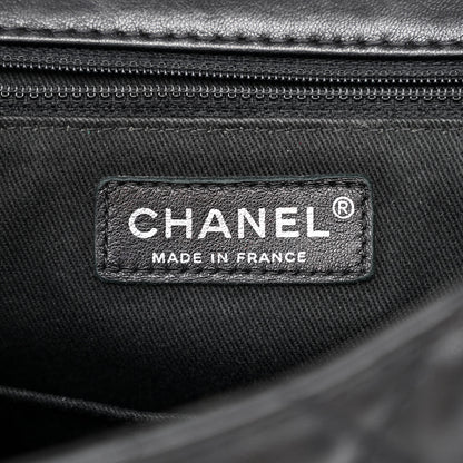 Chanel Lambskin Quilted Messenger Bag Black 6 of 15