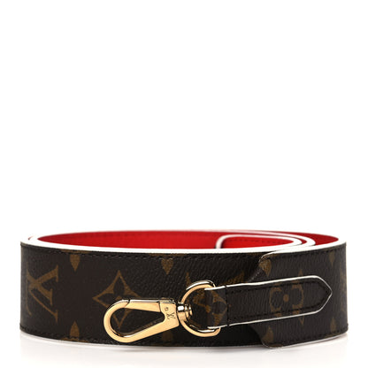 Louis Vuitton Monogram Bandouliere Shoulder Strap Red 1 of 7