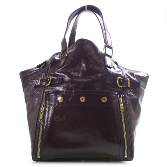 Patent Downtown Tote Purple