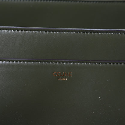 Celine Satinated Calfskin Medium 16 Top Handle Bag Khaki 5 of 10