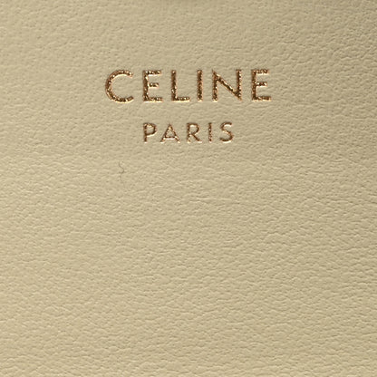 Celine Shiny Calfskin Triomphe Flap Card Holder Almond Green Almond Green 6 of 12