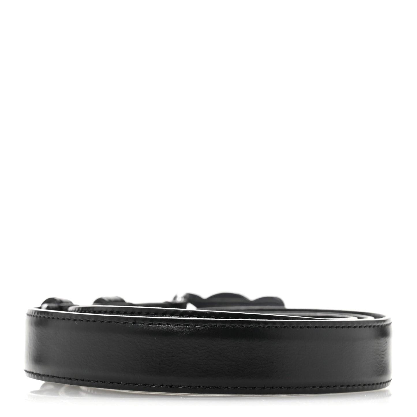 Taurillon Calfskin Medium 25mm Triomphe Belt 90 36 Black