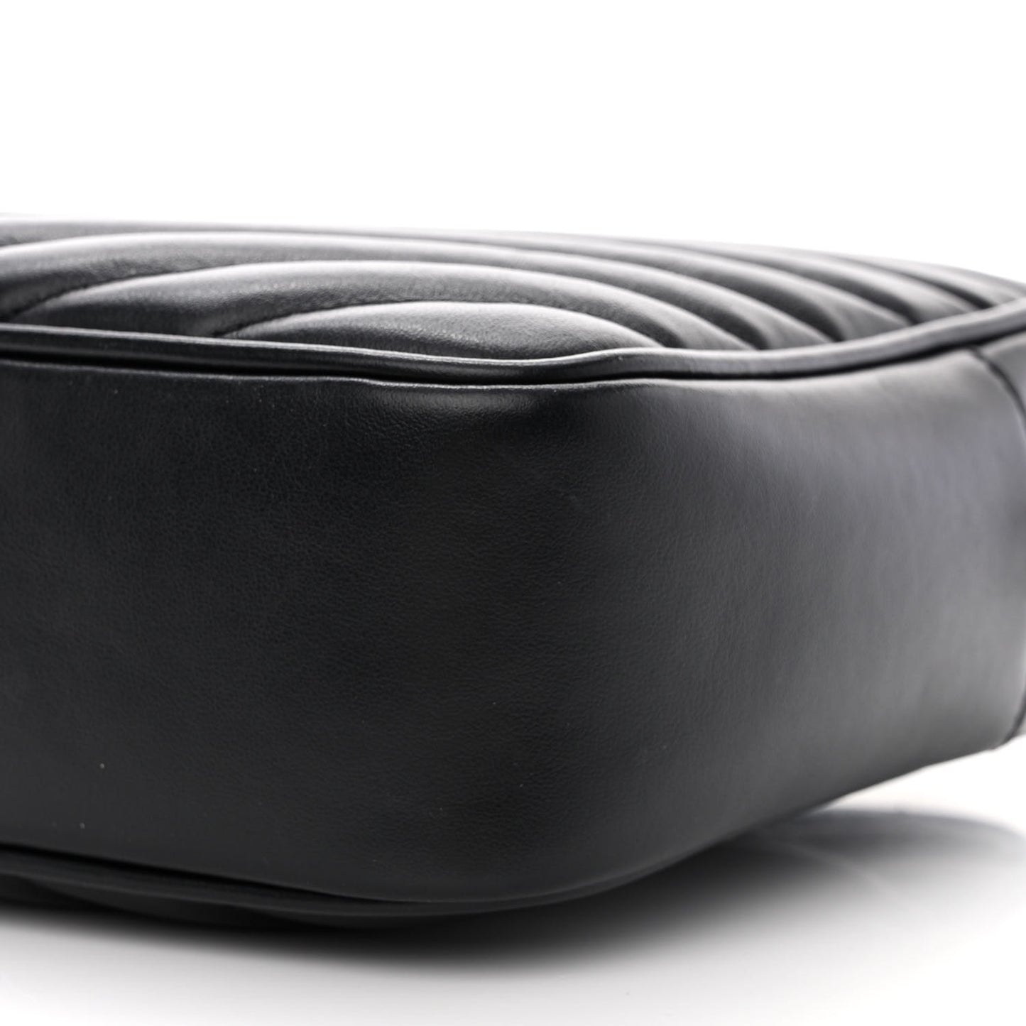 Calfskin Matelasse Monogram Lou Camera Bag Black