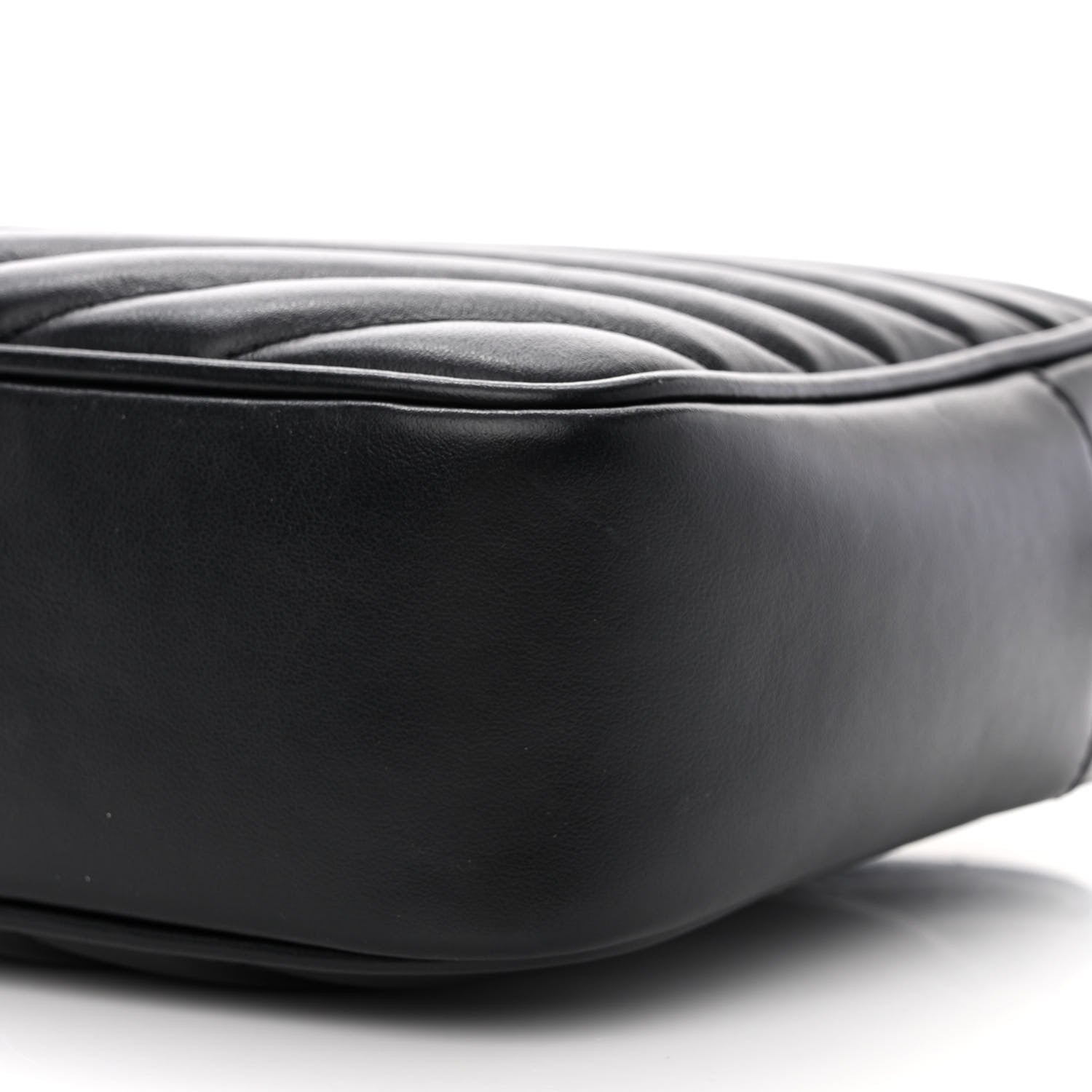 Saint Laurent Calfskin Matelasse Monogram Lou Camera Bag Black 10 of 11