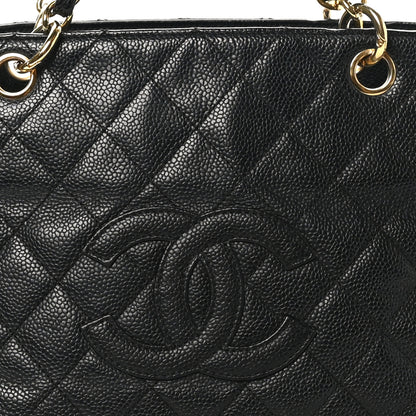 Chanel Caviar Quilted Petit Timeless Tote PTT Black 8 of 10