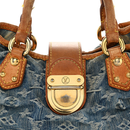 Louis Vuitton Monogram Denim Pleaty Blue 7 of 12